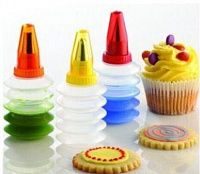 Набор бутылок для украшения кексов 3 шт. Frico FRU - 1063 ✅ базовая цена $2.13 ✔ Опт ✔ Скидки ✔ Заходите! - Интернет-магазин ✅ Фортуна-опт ✅