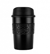 Термокружка 380 мл "RINGEL BOSS" черная 6132-380/1 ➜ фото ➜ розн цена 272.28 грн. - Интернет-магазин ✅ Fortuna-opt.com.ua. ✅