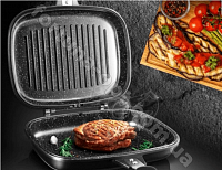 Сковорода гриль двухсторонняя Edenberg EB - 8138 - 32х25см ✅ базовая цена $32.63 ✔ Опт ✔ Скидки ✔ Заходите! - Интернет-магазин ✅ Фортуна-опт ✅