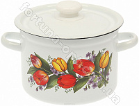 Кастрюля эмалированная 5,5 л 1617/2 Весенний букет ✅ базовая цена 234.08 грн. ✔ Опт ✔ Скидки ✔ Заходите! - Интернет-магазин ✅ Фортуна-опт ✅