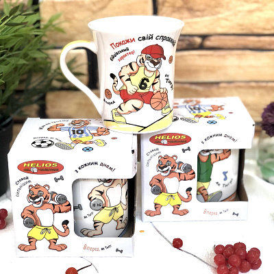 Чашка в коробке керамика 310 мл Тигр 2702 ✅ базовая цена 67.42 грн. ✔ Опт ✔ Скидки ✔ Заходите! - Интернет-магазин ✅ Фортуна-опт ✅