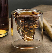 Стакан с двойной стенкой 210 мл Череп Pasabahce - 6736  ✅ базовая цена 142.40 грн. ✔ Опт ✔ Скидки ✔ Заходите! - Интернет-магазин ✅ Фортуна-опт ✅