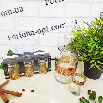 Графин+ стопка Цезарь Сафари (рубин) 318-1160/837 ✅ базовая цена 338.01 грн. ✔ Опт ✔ Скидки ✔ Заходите! - Интернет-магазин ✅ Фортуна-опт ✅