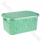 Корзина ажурная с крышкой 10 л 0745 ✅ базовая цена 67.13 грн. ✔ Опт ✔ Скидки ✔ Заходите! - Интернет-магазин ✅ Фортуна-опт ✅
