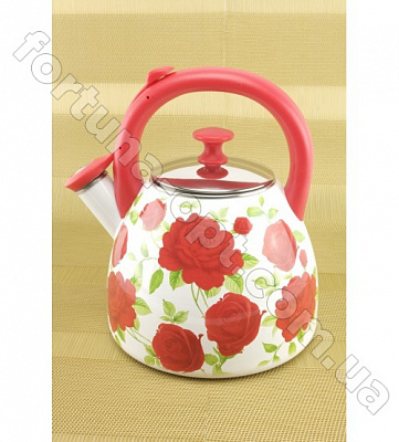 Чайник эмалированый со свистком 2.8 л A-Plus-2052 ✅ базовая цена $14.92 ✔ Опт ✔ Скидки ✔ Заходите! - Интернет-магазин ✅ Фортуна-опт ✅