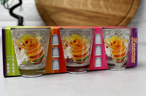 Рюмки " Успех Фрукты" 6шт/набор 50 мл 8231/9159 ✅ базовая цена 79.21 грн. ✔ Опт ✔ Скидки ✔ Заходите! - Интернет-магазин ✅ Фортуна-опт ✅