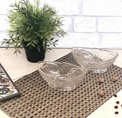 Салатник стекло резной 059 ✅ базовая цена 82.30 грн. ✔ Опт ✔ Скидки ✔ Заходите! - Интернет-магазин ✅ Фортуна-опт ✅