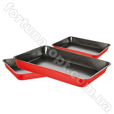 Набор противней с антипригарным покрытием Stenson MH - 0631 (3 шт) ✅ базовая цена $3.92 ✔ Опт ✔ Скидки ✔ Заходите! - Интернет-магазин ✅ Фортуна-опт ✅