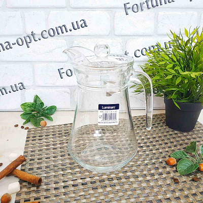 Кувшин с крышкой "Jug" 1,3 л Luminarc - 1103 ✅ базовая цена 170.20 грн. ✔ Опт ✔ Скидки ✔ Заходите! - Интернет-магазин ✅ Фортуна-опт ✅