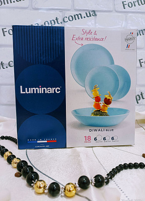 Сервиз столовый  DIWALI Blue 18пр. 5869/2962  ✅ базовая цена 1 256.52 грн. ✔ Опт ✔ Скидки ✔ Заходите! - Интернет-магазин ✅ Фортуна-опт ✅