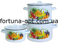 Набор кастрюль 242 Экзотика ✅ базовая цена 0 грн. ✔ Опт ✔ Скидки ✔ Заходите! - Интернет-магазин ✅ Фортуна-опт ✅