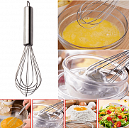 Венчик нержавеющий 25 см A-Plus - 0723  ✅ базовая цена $1.01 ✔ Опт ✔ Скидки ✔ Заходите! - Интернет-магазин ✅ Фортуна-опт ✅