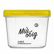 Контейнер Мой Обед кругл 1л 130х97мм 0493 ✅ базовая цена 30.90 грн. ✔ Опт ✔ Скидки ✔ Заходите! - Интернет-магазин ✅ Фортуна-опт ✅