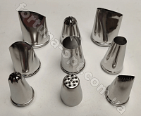 Насадки кондитерские из 9-ти штук на планшете - 12118 ✅ базовая цена 141.23 грн. ✔ Опт ✔ Скидки ✔ Заходите! - Интернет-магазин ✅ Фортуна-опт ✅