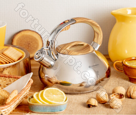 Чайник нержавеющий со свистком Edenberg EB - 3538 - 3 л  ✅ базовая цена $17.05 ✔ Опт ✔ Скидки ✔ Заходите! - Интернет-магазин ✅ Фортуна-опт ✅