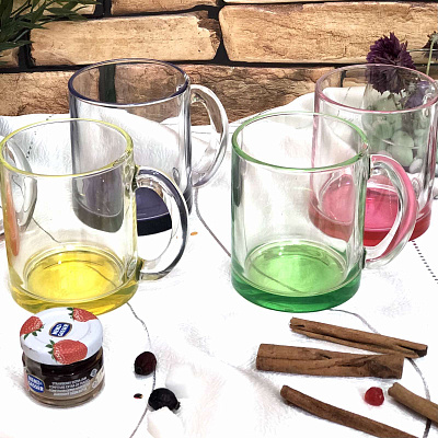 Кружка стеклянная 320 мл Лак Микс - 8377 ✅ базовая цена 45.11 грн. ✔ Опт ✔ Скидки ✔ Заходите! - Интернет-магазин ✅ Фортуна-опт ✅