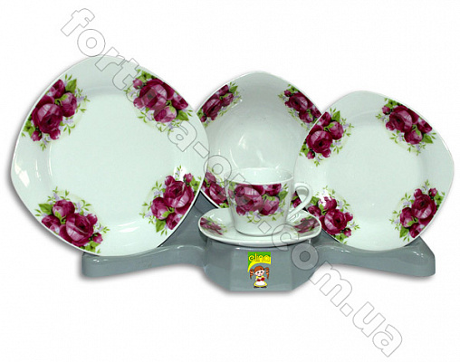 Набор тарелок Elina EL - 1050F 30 предметов ✅ базовая цена 651.20 грн. ✔ Опт ✔ Скидки ✔ Заходите! - Интернет-магазин ✅ Фортуна-опт ✅