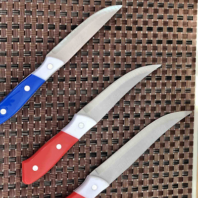 Нож кухонный цветная ручка № 6 0004-6 ✅ базовая цена 38.68 грн. ✔ Опт ✔ Скидки ✔ Заходите! - Интернет-магазин ✅ Фортуна-опт ✅