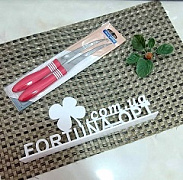 Нож для томата 102 мм 2 шт/набор Трамонтина COR & COR красная ручка 23462/274 ✅ базовая цена 185.15 грн. ✔ Опт ✔ Скидки ✔ Заходите! - Интернет-магазин ✅ Фортуна-опт ✅