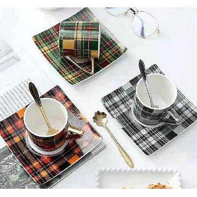 Чашка с блюдцем и ложкой 220 мл "Irish pub" 00941 ✅ базовая цена $8.66 ✔ Опт ✔ Скидки ✔ Заходите! - Интернет-магазин ✅ Фортуна-опт ✅