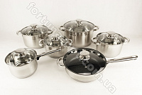 Набор нержавеющей посуды A-Plus - 2181➜ Опт и розница ✅ актуальная цена -Интернет магазин ✅ Фортуна ✅