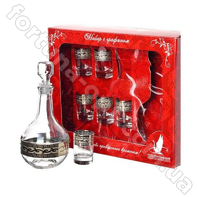 Набор графин и 6 стопок Версаче 08-500/837 ✅ базовая цена 245.20 грн. ✔ Опт ✔ Скидки ✔ Заходите! - Интернет-магазин ✅ Фортуна-опт ✅