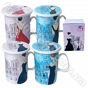 Чашка-заварник Леди 320 мл SNT - 2052-5 ✅ базовая цена 55.26 грн. ✔ Опт ✔ Скидки ✔ Заходите! - Интернет-магазин ✅ Фортуна-опт ✅