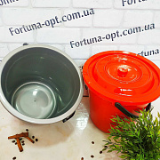 Ведро 11л пищевое с крышкой Эталон 0005 ✅базовая цена 102.30 грн. ✔ Опт ✔ Скидки ✔ Заходите! - Интернет-магазин ✅ Фортуна-опт ✅