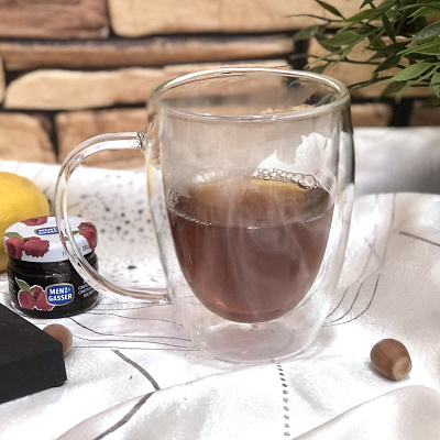 Чашка стекло 320 мл двойн.стенка Кронос 201-3 ✅ базовая цена 173.61 грн. ✔ Опт ✔ Скидки ✔ Заходите! - Интернет-магазин ✅ Фортуна-опт ✅