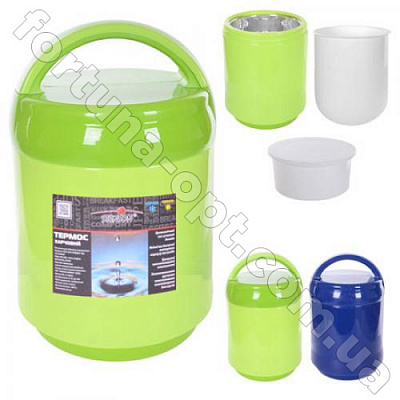 Термос пищевой пластиковый со стеклянной колбой 1.4 л Stenson - 0500 ➜ фото ➜ розн цена $8.62 -Интернет-магазин ✅ Fortuna-opt.com.ua. ✅