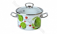Кастрюля эмалированная 5,5 л 83117 Лайм ✅ базовая цена 394.75 грн. ✔ Опт ✔ Скидки ✔ Заходите! - Интернет-магазин ✅ Фортуна-опт ✅