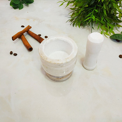 Ступка с пестиком мрамор А-Плюс 0539 ✅ базовая цена $4.24 ✔ Опт ✔ Скидки ✔ Заходите! - Интернет-магазин ✅ Фортуна-опт ✅