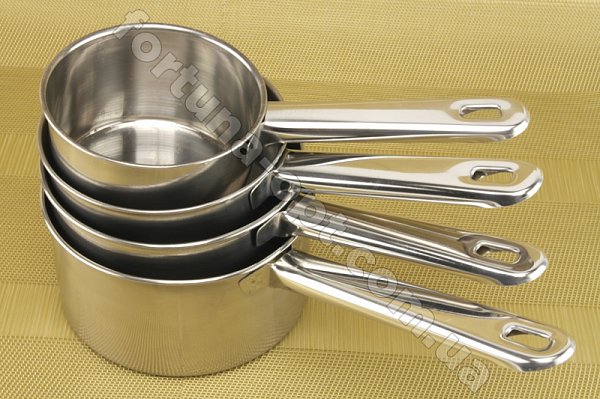 Набор ковшиков с ручкой 4 шт. A-Plus - 0528 ✅ базовая цена $6.87 ✔ Опт ✔ Скидки ✔ Заходите! - Интернет-магазин ✅ Фортуна-опт ✅