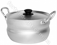 Кастрюля алюминиевая сферической формы 3 л 1030  ✅ базовая цена 310.73 грн. ✔ Опт ✔ Скидки ✔ Заходите! - Интернет-магазин ✅ Фортуна-опт ✅