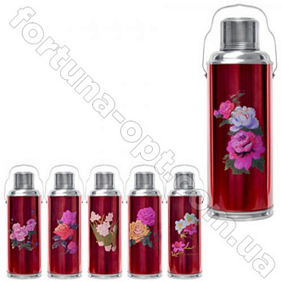 Термос железный со стеклянной колбой A-Plus - 826 - 3,2 л ➜ фото ➜ розн цена $9.15 - Интернет-магазин ✅ Fortuna-opt.com.ua. ✅ 